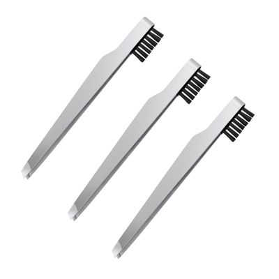 Beaupretty Stainless Steel Eyebrow Tweezers Set 3PCS Precision Tweezers for Eyebrow Shaping and Makeup Application Multi-Functional Cosmetic Tool for Women