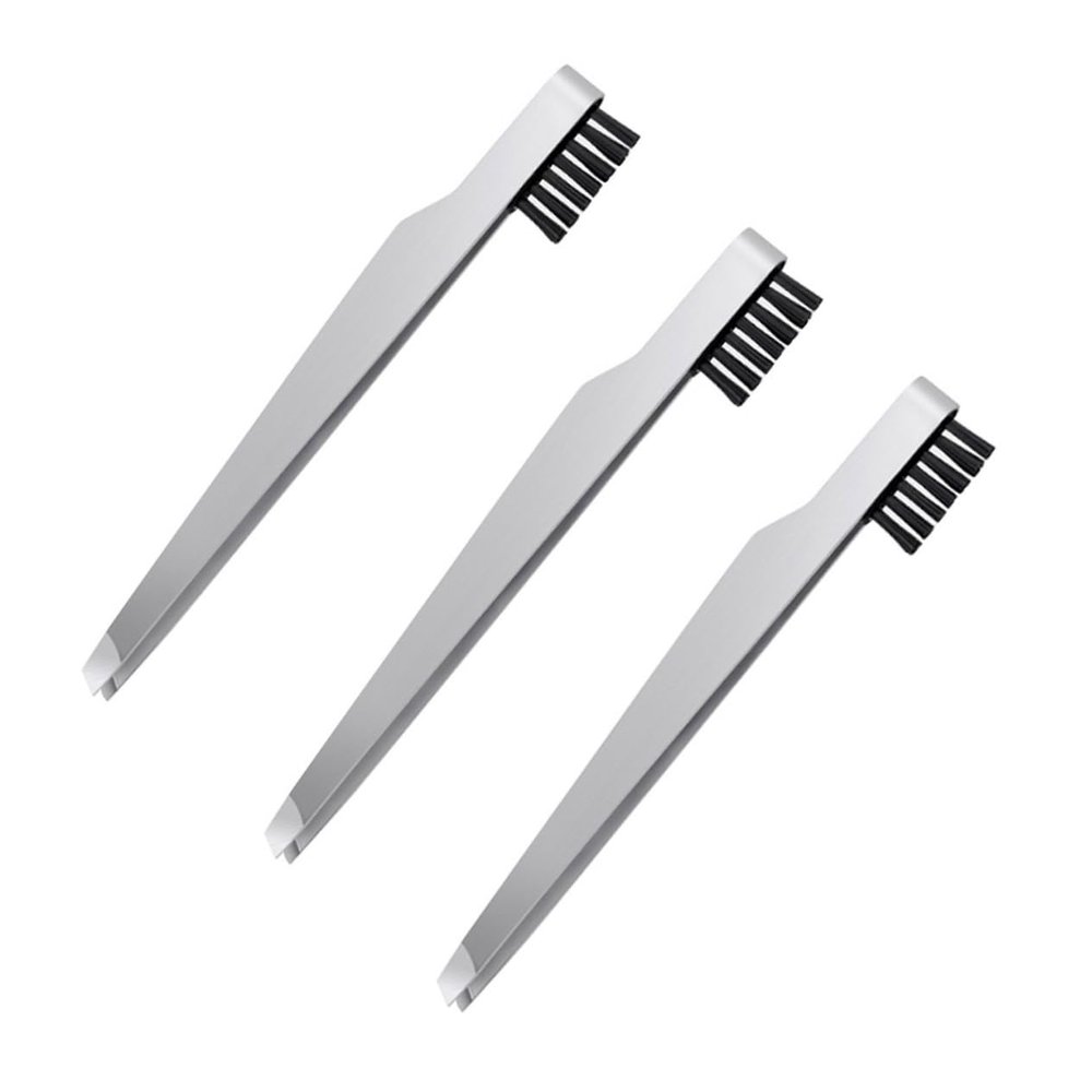 Beaupretty Stainless Steel Eyebrow Tweezers Set 3PCS Precision Tweezers for Eyebrow Shaping and Makeup Application Multi-Functional Cosmetic Tool for Women