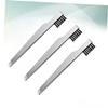 Beaupretty Stainless Steel Eyebrow Tweezers Set 3PCS Precision Tweezers for Eyebrow Shaping and Makeup Application Multi-Functional Cosmetic Tool for Women view 2