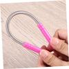 FOMIYES 2pcs Facial Hair Remover Spring and Eyebrow Shaper Razor Set for Women Painless Facial Hair Removal Tool Compact and Easy to Use view 2