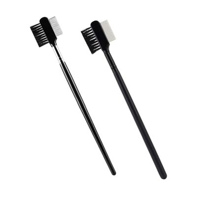 NIYANGLE 2pcs Dual Head Eyebrow Brush Eyelash Comb Sturdy Eyelash Shaping Tools for Grooming for Makeup Application and Eyebrow Styling Great present for