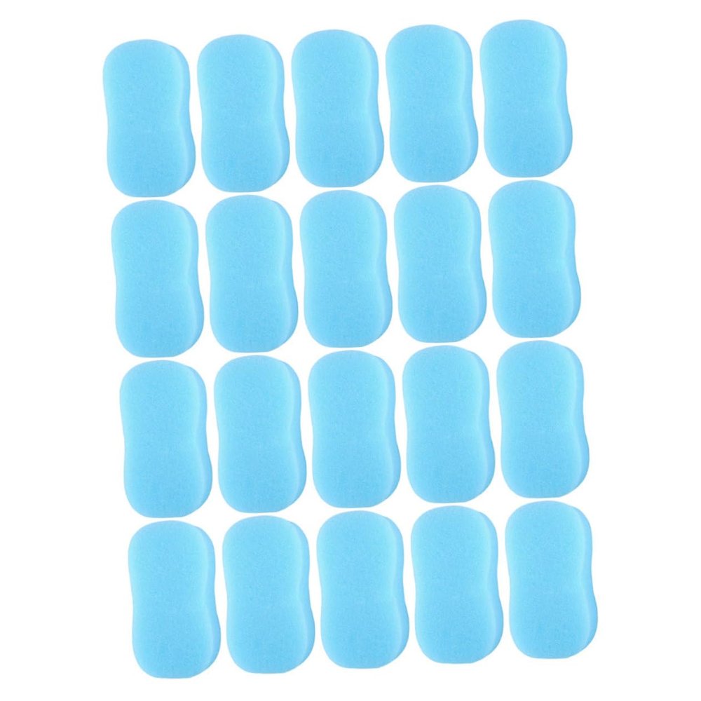 NIYANGLE Hair Sponge Brush for Men 20-Piece Soft Sponge Hair Cleaning Tool Barbershop Accessories for Professional Barber Use