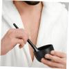 BIUDECO Men Shaving Bowl Lightweight Portable Delicate Foaming Container for Travel Shave Soap Slip Design for Home Barbershop Use Matte view 4