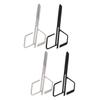 DEARMAMY 2sets Manual Nose Hair Scissors Stainless Steel Trimming Tools for Eyebrows and Nose Hair Grooming Portable and Durable Skin Friendly Design 2pcs*2 view 1