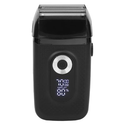 ZJchao Beard Trimmer for Men, LED Display Adjustable 3 Gears USB Rechargeable with Brush Electric Beard Trimmer Mens for Grooming and Hair Cutting
