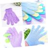 VICASKY 2pcs Shower Exfoliating Gloves Soft Nylon Body Scrub Exfoliator for Men Women and Boys and Girls for Cleansing and Gentle Exfoliation Bath Shower view 4