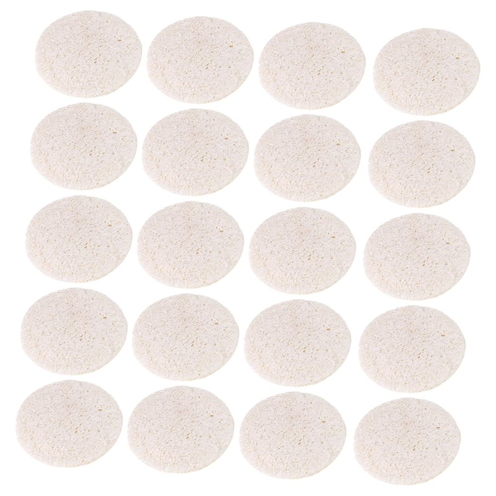 TOVINANNA 40pcs Natural Loofah Oil Absorbing Sheets for Face Exfoliating Body Scrubber Oil Blotting Sheets Control Makeup
