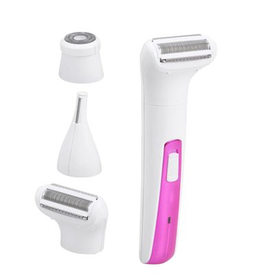Beavorty Electric Shaver Epilator Facial Hair Remover Women Eyebrow Razor Trimmer Rosy
