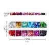 BOLOUY Sticker 12 Grids/Box 5mm 3D Love Heart Sequins Manicure Paillettes for Epoxy Resin Mold Filling Flakes view 3