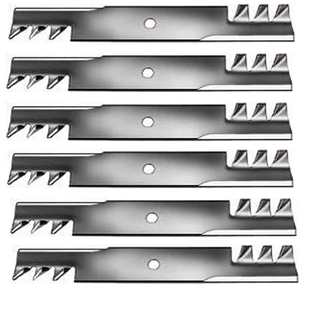 038-5350-00 Qty 6: Toothed Mulching Blade Fits Bad Boy