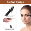27Pcs 3ML Empty Mascara Tube, Empty Mascara Tube and Wand Glass, with Brush Rubber Inserts for Home and Travel, Mini 3ML Makeup Containers for Eyelash Serum, Mascaras, Castor Oil and Lip Gloss(Black) view 3