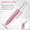 2 PCS Piercing Ball Grabber Tool, 4 - Claw Stainless Steel Jeweler Pick Up Tools,Septum Ball Screw Tool for Piercing Changing/Removal/Holder,Earring Pearl Grabber for Jewelry/Electronic Components view 2
