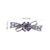 GALPADA Crystal Rhinestone Hair Barrette Clip for Women Automatic French Hairpin Headdress Accessory for Girls Bridal and Special Occasions view 2
