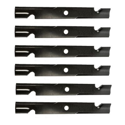 Set of 6 20-1/2" x 15/16" Notched High Lift Blades Fits for Exmark 103-6403