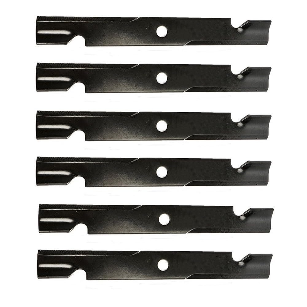 Set of 6 20-1/2" x 15/16" Notched High Lift Blades Fits for Exmark 103-6403