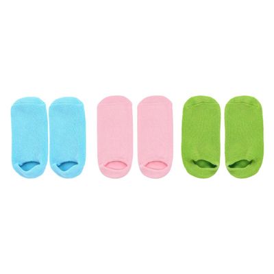 Ipetboom 3 Pairs Moisturizing Socks for Foot Care Universal Size Non-Slip Design Home Foot Therapy for Cracked Heels