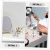 FOYTOKI 9pcs Acrylic Crown Bottle Sample Cream Eye Cream Cosmetics Travel Jar Wide Mouth Lid view 3