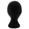 UDIYO Female Head Model Foam Wig Stand Manikin Head Wig Cap Holder for Store Salon Home, Wig Hat Glasses Display Stand Model for Business, Black view 4