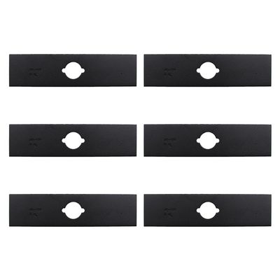 601000749 Qty 6: 8" x 2" x 0.125" x 1" Edger Blade Fits for Husqvarna
