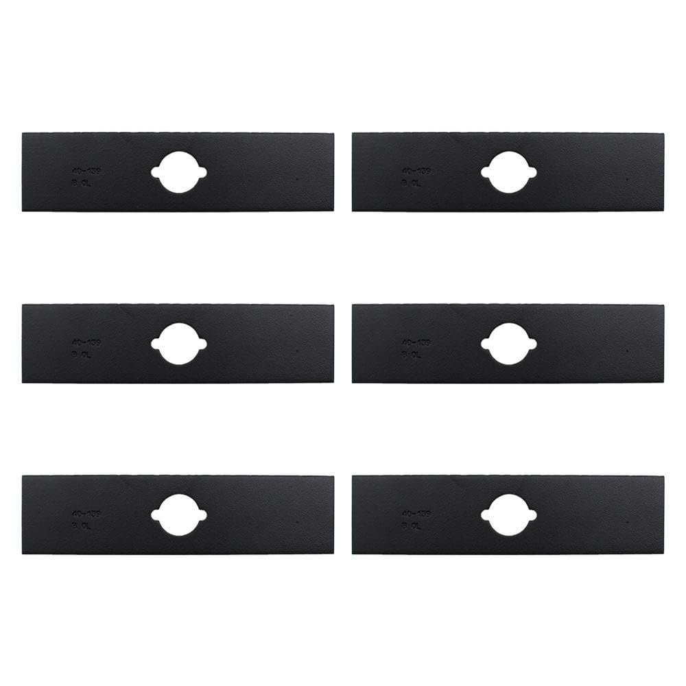 601000749 Qty 6: 8" x 2" x 0.125" x 1" Edger Blade Fits for Husqvarna