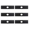 601000749 Qty 6: 8" x 2" x 0.125" x 1" Edger Blade Fits for Husqvarna view 1