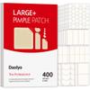 Daolyo Large Pimple Patches for Face, 8 Sizes 400 Counts XL Acne Patches, Big Hydrocolloid Bandages for Body, Chin, Forehead, Chest, Back Zit Breakouts (Strip, Square, Round, Moon) view 1