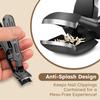 2026 Toenail Clippers for Thick Nails for Seniors, Nail Clippers for Men Angled Head, Toe Nail Clippers Slanted, Wide Jaw Opening with Catcher, Heavy Duty Ingrown Toenail Clippers Long Handle view 3