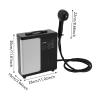 Hair Steamer for Black Hair Handheld, Multifunctional Hairs Steamer for Black Hairs Overheat Protection & 5 Levels of Adjustable Fog Output Nano Hairs Steamers for Deep Conditioning Personal Care view 2