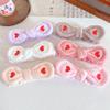 2 Pcs Spa Headband and Set,Heart Knotted Soft Fuzzy Elastic Headband for Washing Face Makeup Hairband Shower (White) view 4