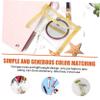 12 Pcs Pvc Transparent Bag Change Pouch Clear Toiletry Bags Money Storage Pouch Mini Cosmetic Bag Clear Makeup Bags Travel Wash Bag Cards Storage Bag Document Folders Clear Wallet/1211(Transparentx5pc view 3