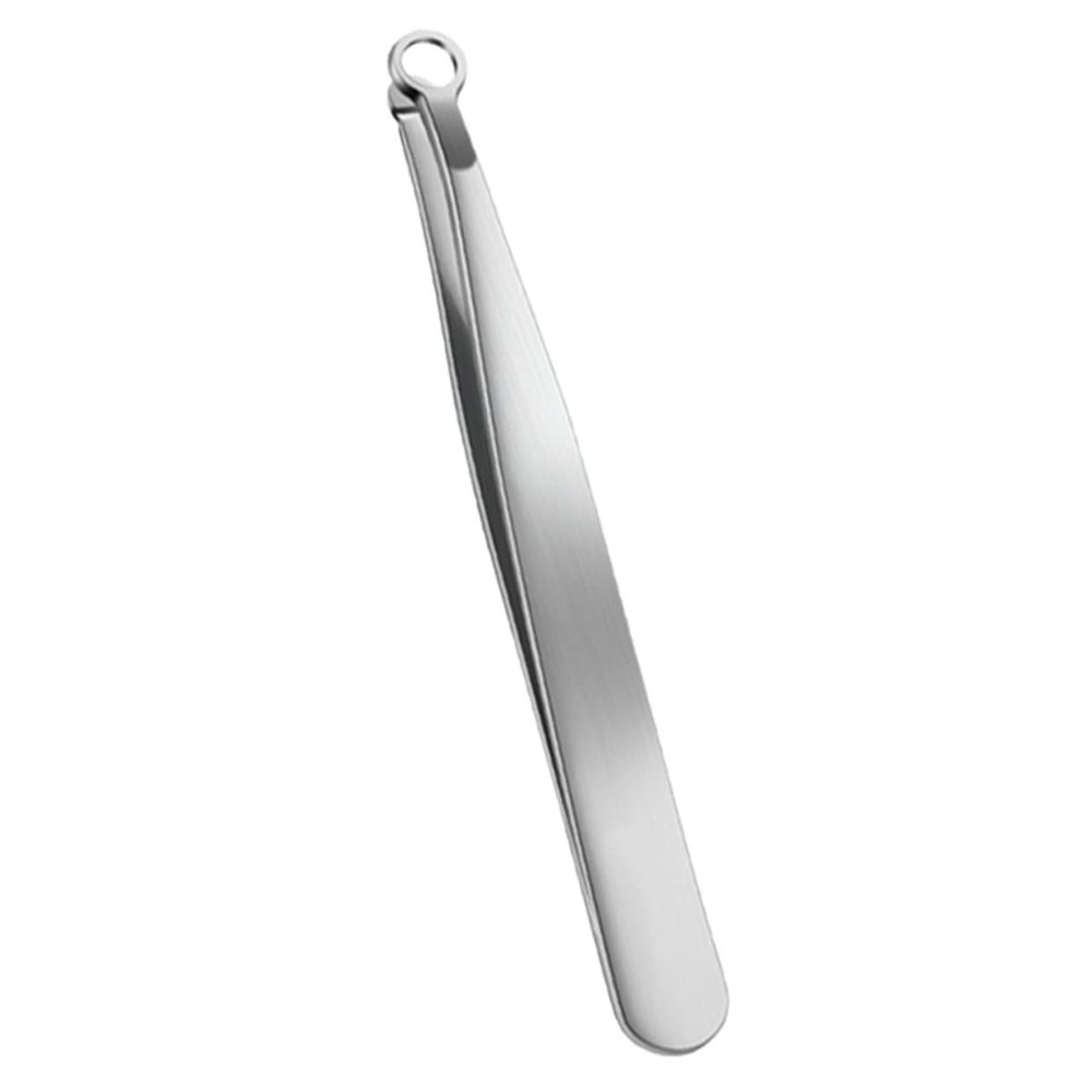 DEARMAMY Stainless Steel Manual Nose Hair Trimmer Tool Round Head Precision Nose Hair Clip Remover for Men Comfortable to Hold Trimming Scissors for Personal Grooming