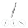 DEARMAMY Stainless Steel Manual Nose Hair Trimmer Tool Round Head Precision Nose Hair Clip Remover for Men Comfortable to Hold Trimming Scissors for Personal Grooming view 2