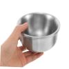 Gogogmee Razor Cleansing Shaving Bowl Shaving Soap Cup Stainless Steel Foam Bowl Men Accessory view 3