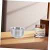 Gogogmee Razor Cleansing Shaving Bowl Shaving Soap Cup Stainless Steel Foam Bowl Men Accessory view 4