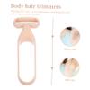 OUNONA Women Body Hair Trimmer for Armpit and Legs Manual Hair Remover Tool Waterproof and Easy to Use Suitable for Personal Grooming and Beauty Care view 3
