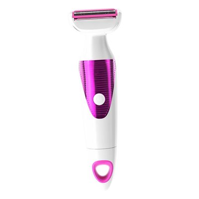 PartyKindom Multifunctional Electric Body Hair Remover with Base Women Depilator Eyebrow Trimmer and Facial Brush Portable Painless Ergonomic Design for Quick Hair Removal