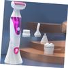 PartyKindom Multifunctional Electric Body Hair Remover with Base Women Depilator Eyebrow Trimmer and Facial Brush Portable Painless Ergonomic Design for Quick Hair Removal view 4