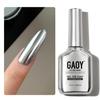 GAOY Gel Top Coat for Chrome Powder, Stick Powder for Flawness Chrome Finish, Clear No Wipe UV Light Cure, 16ml view 1