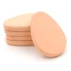 5Pcs Beige Smooth Makeup Sponge Blender, Flawless Foundation Powder Puff Beauty,2.7 Inch Facial Powder Puffs Foam Sponges For Liquid Foundation Makeup, Facial Cleansing Makeup Brushes and Tools view 1
