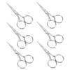 LIFKOME 6-Piece Portable Stainless Steel Eyebrow Scissors Set for Face Hair Grooming Small Precision Scissors Ergonomic Handles Suitable for Home and Professional Use view 1