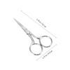 LIFKOME 6-Piece Portable Stainless Steel Eyebrow Scissors Set for Face Hair Grooming Small Precision Scissors Ergonomic Handles Suitable for Home and Professional Use view 2
