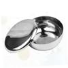 Beaupretty Stainless Steel Shaving Bowl with Lid Men Razor Accessory for Foaming Sturdy Bubble Bowl for Grooming for Daily Shaving Routine view 2