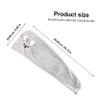 Beaupretty 3pcs Absorbent Hair Drying Turban Soft Hair Wrap Towel for Women Bath Essential view 2