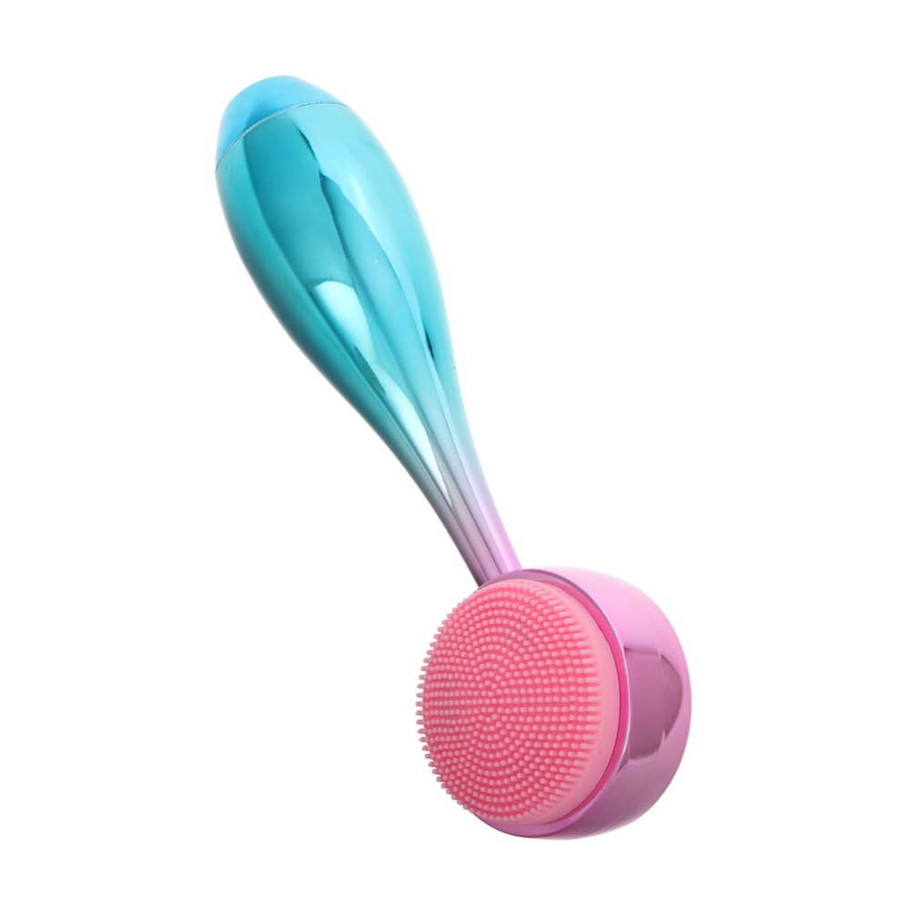 GALPADA 3D Face Wash Brush 2-Sided Silicone Facial Scrub Brush for Deep Cleansing and Exfoliating Manual Face Scrubber for Men and Women for Blackhead Removal and Sensitive Skin