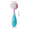 GALPADA 3D Face Wash Brush 2-Sided Silicone Facial Scrub Brush for Deep Cleansing and Exfoliating Manual Face Scrubber for Men and Women for Blackhead Removal and Sensitive Skin view 2