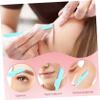 OATIPHO Stainless Steel Eyebrow Trimmer Set 10pcs Folding Eyebrow Razors for Women Portable and Easy to Use view 3