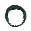 2 Pcs Spa Headband and,Twist Knotted Cross Face Washing Headband Set for Yoga Washing Face Makeup (Dark Green) view 1
