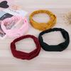 2 Pcs Spa Headband and,Twist Knotted Cross Face Washing Headband Set for Yoga Washing Face Makeup (Dark Green) view 4