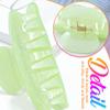Fashey Acrylic Claw Clip Green Hair Clips Cute Medium Hair Claws Hair Accessories for Women (light green+white) view 4