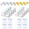 YINPAD Ear Piercing Kit, Disposable Piercing Gun Preloaded with Different Style Studs, at Home Self Piercer Kit (4 golden 4 silvery, cylinder) view 1